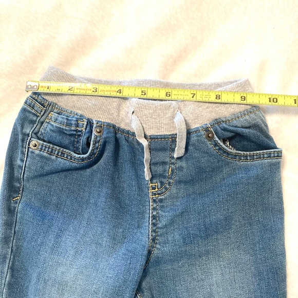 Cat and Jack skinny fit jeans with drawstring waist size 6 - Picture 2 of 4